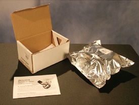 Radon testing kit